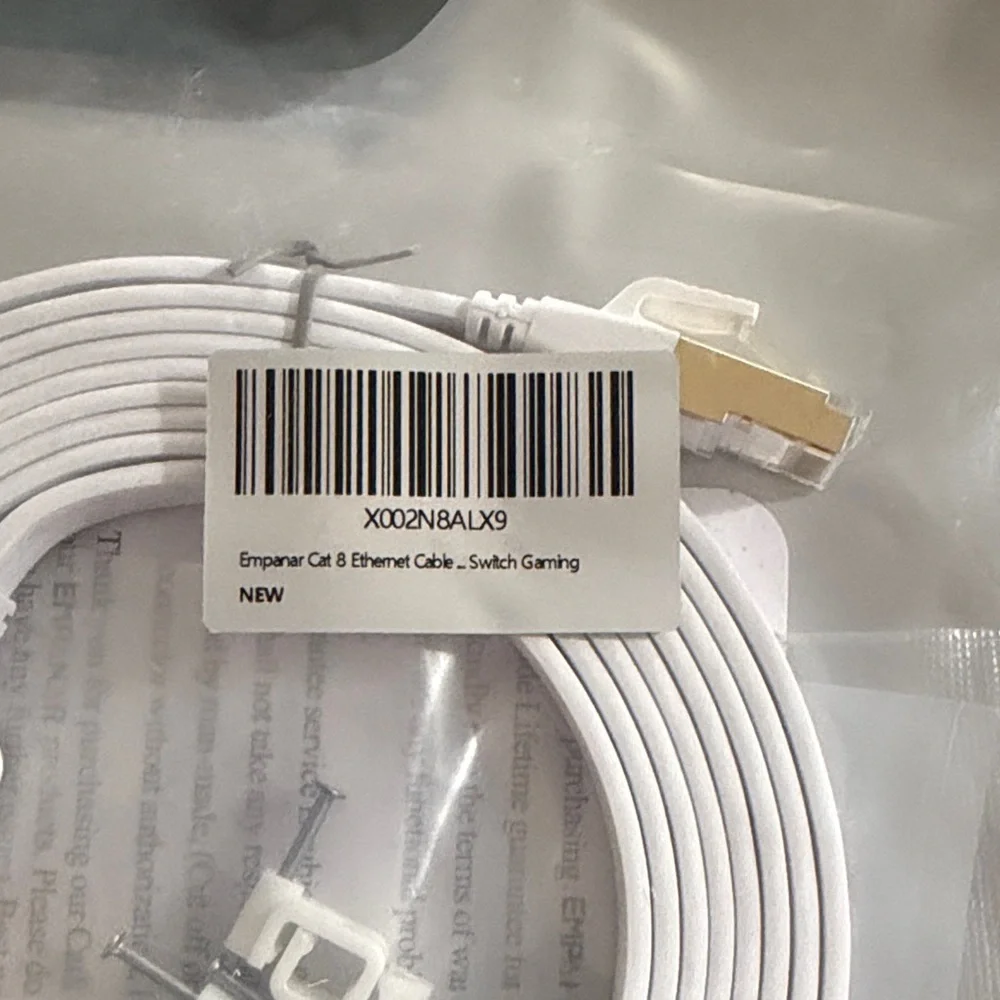 Heavy Duty Cat 8 Ethernet Cable - 10ft - switch gaming and other uses